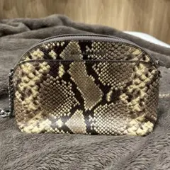 MICHAEL KORS ヘビ柄 ミニショルダーバッグ