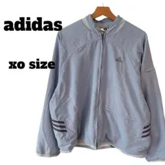 90s adidas アディダス トラックジャケット 万国旗タグ ライトブルー