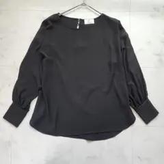 【極美品】1er Arrondissement 長袖ブラウス ブラック　38のサムネイル