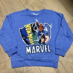 H&M マーベル　裏起毛トレーナー
