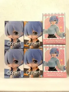 リゼロ  レム  フィギュア 3種 6体 セット