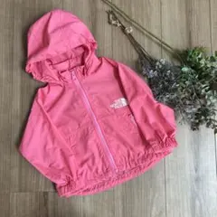 THE NORTH FACE フード付きピンクジャケット　80