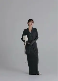 louren plating knit set up