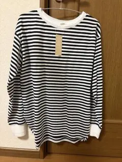 studio CLIP 長袖カットソー ボーダー