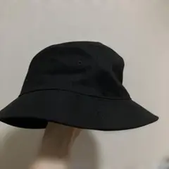 黒 コットン バケットハット 65-68cm