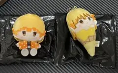 鬼滅の刃 我妻善逸 ぬいぐるみマスコット 2個セット