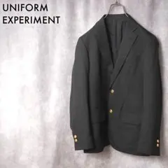 uniform experiment テーラードジャケット サイズ3 黒 2026年最新】uniform experiment 柄：無地 メンズ テーラード