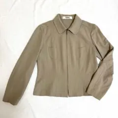 クロエ Chloé ジャケット ジップアップ ベージュ 44サイズのサムネイル