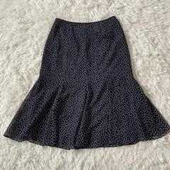STYLE ME東京スタイル ドット柄 フレアスカート サイズ9 裏地付き