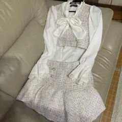 ホワイトツイードセットアップ
