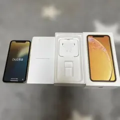 Apple iPhone XR イエロー 本体 イヤフォン付き
