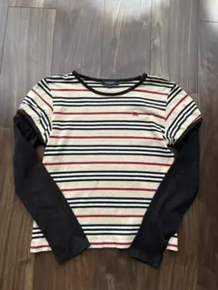 ゆ*い様 Burberry ストライプ 長袖カットソー 160A