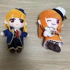 新品けいおん！ ぬいぐるみ マスコット 琴吹紬 平沢唯 タグ付き アニメ
