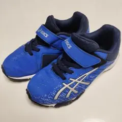 asics キッズスニーカー 19.0cm 青