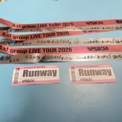 Aぇ! group Runway 銀テープ　落下物