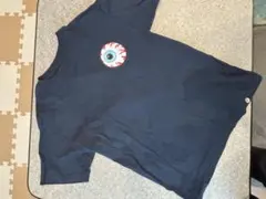 ネイビー目モチーフTシャツ