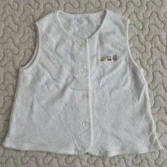 【未使用】ファミリア ベビーベスト ホワイト 100%