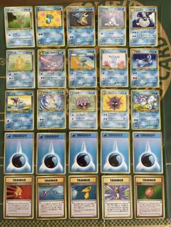 ポケモンカード　水タイプ25枚セット
