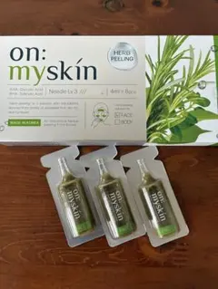 on: myskin Needle Lv 3 フェイスマスク 8包 on: myskin Herb Peeling Needle Lv3 8枚入 - メルカリ