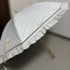 ジルスチュアート　日傘　傘　ラメ　フリル　UPF50＋のサムネイル