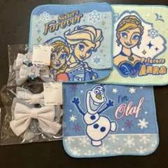 アナと雪の女王 タオルセットとリボン
