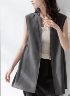 【試着のみ】LOWRYS FARM ホップサックベスト　Freeサイズ