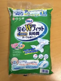 白十字　サルバ 　安心Wフィット　Mサイズ テープ止めタイプ　大人用紙オムツのサムネイル
