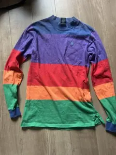 Polo by Ralph Lauren モックネック　マルチカラーカットソー