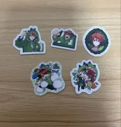 カラフルピーチ　じゃぱぱさん　展示会　ステッカー5枚セット