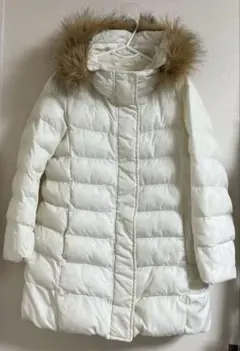 UNIQLO ウォームパデットコート ホワイト 120cm