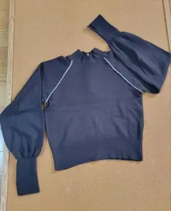 ★&g'aime アンジェム　長袖ニット　グレー