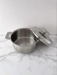 CHRISTELクリステル ステンレス中華鍋24cm＋ガラスドーム蓋2点セット②