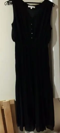 MOUSSY ブラック ロングワンピース