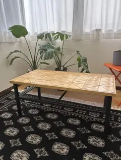 無垢 テーブル ナチュラルウッド ローテーブル カフェテーブル 無印好きの方にも 2025年最新】無印 ローテーブルの人気アイテム - メルカリ 無垢