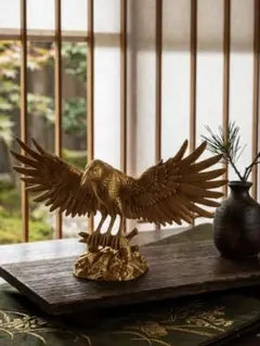 屋根板金職人が作る 銅の折り鶴【一点物】 銅製 折り鶴 オブジェ