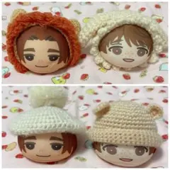 ぬいぐるみ ニット帽 帽子 着ぐるみ ライオン 犬