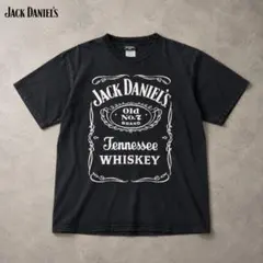 ジャックダニエル オールドNo.7 プリントTシャツ 黒フェード 06年 企業のサムネイル