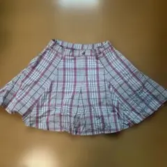 mezzo pianoフレアスカート チェック柄