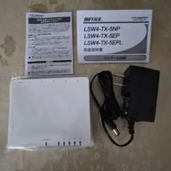 BUFFALO LSW4-TX-5EPL/BKD インターネットスイッチングハブ