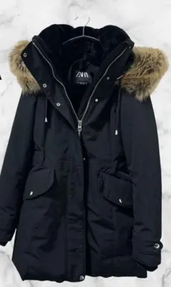 ＺＡＲＡ　ザラ　モッズコート　ブラック　XSサイズ