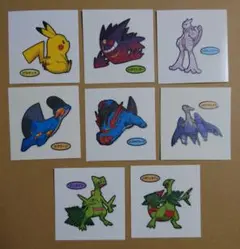 8種類セット　第212弾　ポケモンパン　ポケモンデコキャラシール　最新弾