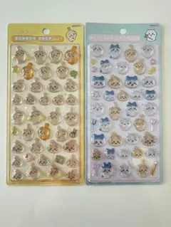 【正規品】ちいかわ ボンボンドロップシール うさぎ みんな 2点セット