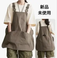 エプロン 防水 速乾 汚れにくい 調整可能 大容量ポケット付き 男女兼用