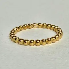 新品 14.5号 ペルレ風 Eternity Beads Ring ボールリング