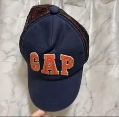 GapKids メッシュキャップ ネイビー オレンジ　54〜56cmのサムネイル