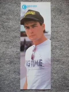 チャーリー・シーン　カラーポート　２５・８ｘ９・３ｃｍ　ロードショー付録切り抜き