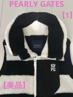 PEARLY GATES レディース　ボアジップ　ベスト