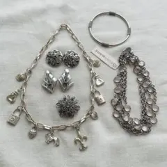 凛*離様 シルバーカラー❣️アクセサリーセットでまとめて