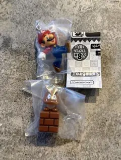 スーパーマリオ　めじるしアクセサリー　マリオ　クリボー