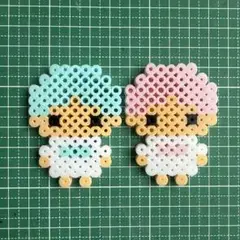 アイロンビーズ キャラクター 2体セット